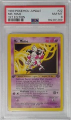 V1682: 1999: MR. Mime: 22/64: 1ST Edition: Jungle: PSA: 8: NM-MT: 102261269